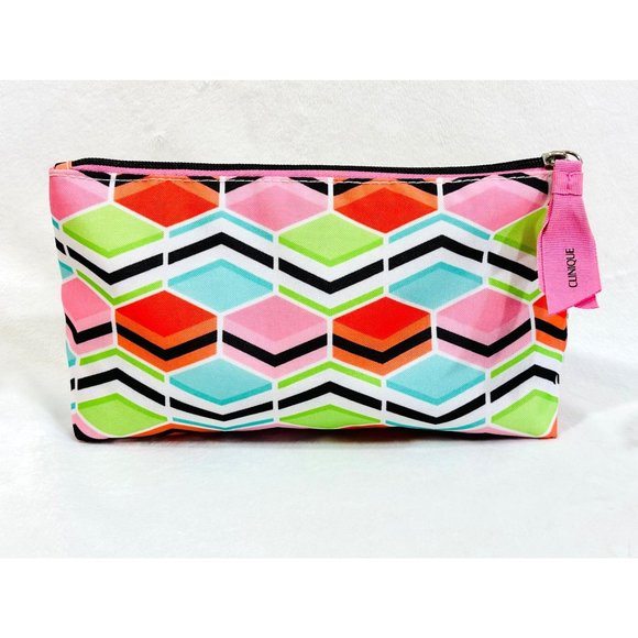 Clinique Handbags - Clinique Cosmetic Bag with Zipper Top